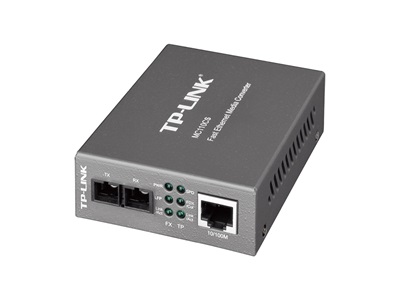 TP-Link, MC110CS 10/100Mbps Single-Mode Media Converter SP port