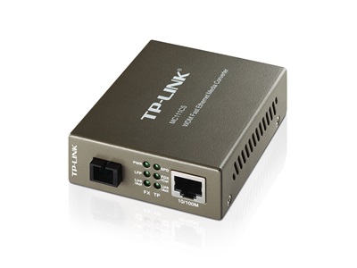 TP-Link, MC111CS 10/100Mbps WDM Media Converter SC port