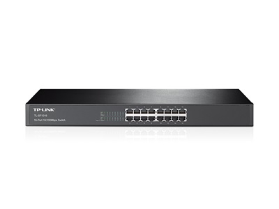 TP-Link, TL-SF1016 Switch Rack Unmanaged 16 port 10/100 Mbps