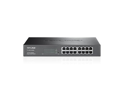 TP-Link, TL-SG1016DE Gigabit Easy Smart Switch 16port 10/100/1000 Mbps