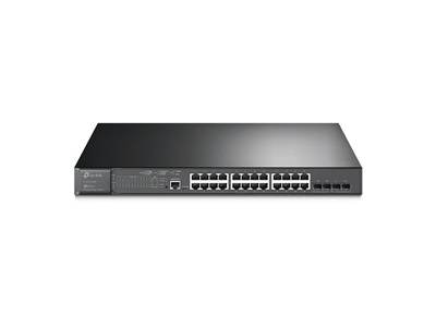 TP-Link, TL-SG3428MP JetStream 28-Port Gigabit L2 Managed Switch with 24-Port PoE+