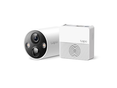 TP-Link, Tapo Smart Wire-Free Security Camera System, 1×Tapo C420 + 1×Tapo H200