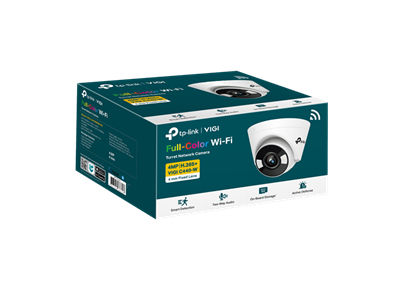 TP-Link, VIGI 4MP Full-Color Wi-Fi Turret Network Camera (4MM)