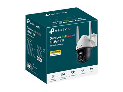 TP-Link, VIGI 4MP Outdoor Full-Color 4GPan Tilt Network Camera (4MM)