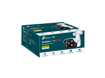 TP-Link, VIGI 4MP Outdoor Full-Color Bullet Network Camera (4MM)