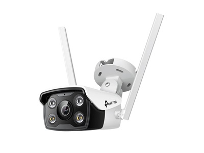 TP-Link, VIGI 4MP Outdoor Full-Color Wi-Fi Bullet Network Camera (4MM)