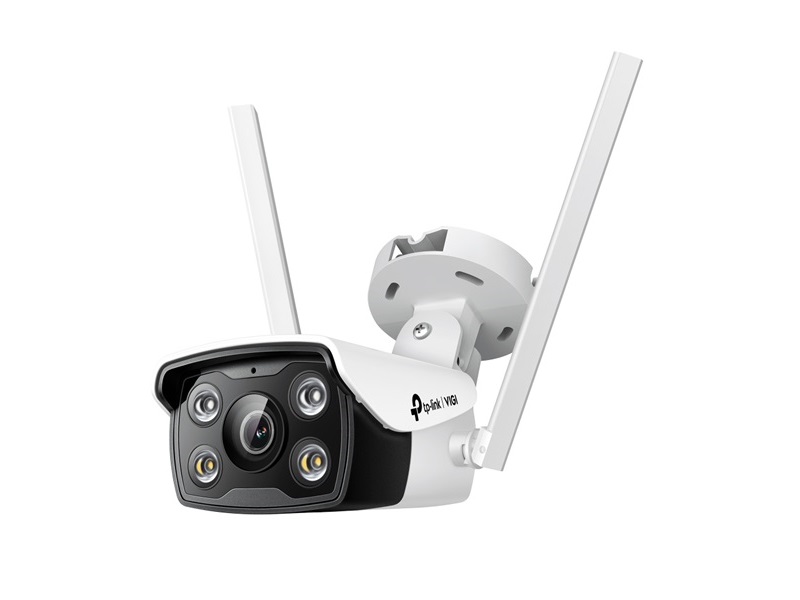 TP-Link, VIGI 4MP Outdoor Full-Color Wi-Fi Bullet Network Camera (4MM)