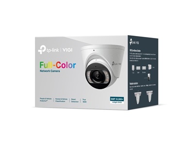 TP-Link, VIGI 5MP Full-Color Turret Network Camera (2,8MM)