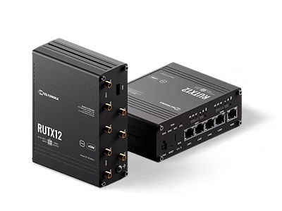 Teltonika, Ipari Ethernet router,Dual SIM, Dual Band Wi-Fi, Bluetooth,USB modullal