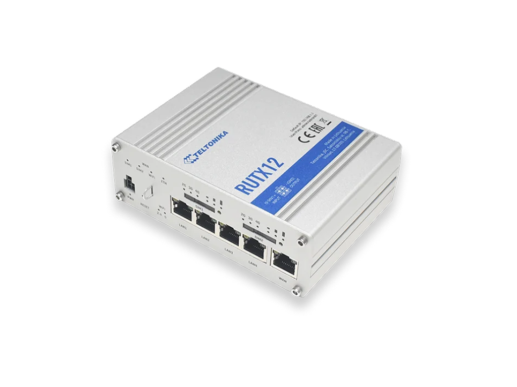 Teltonika, Ipari Ethernet router,Dual SIM, Dual Band Wi-Fi, Bluetooth ...