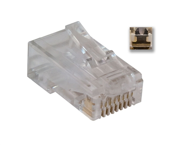 UTP Cat5e RJ45 Patchkábel csatlakozó 100db/csomag