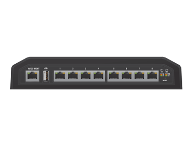 Ubiquiti, EdgeSwitch 8XP, 8XGbitLAN, 24V/48V Passive PoE