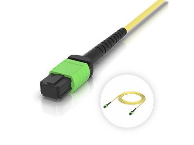 Ubiquiti, OM4 MPO-12 UPC Fiber Patch Cable, 5M
