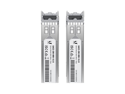 Ubiquiti, U Fiber, Multi-Mode SFP Modul, 1G, Dual LC, 20db