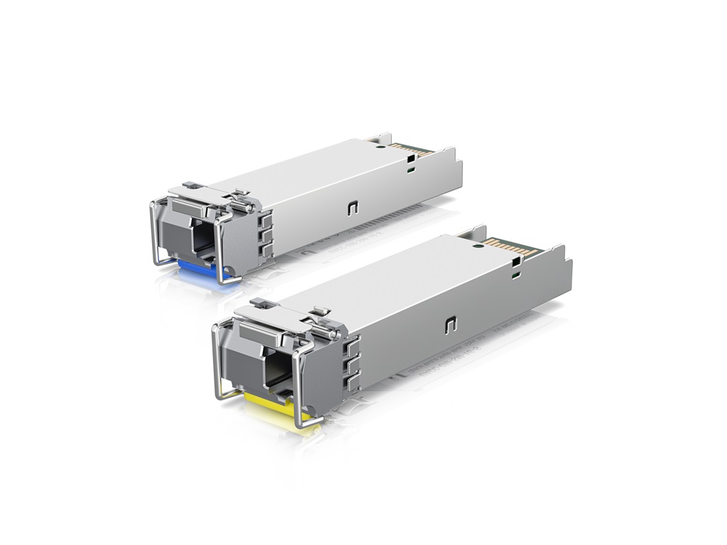 Ubiquiti UFiber 2x Moduli SFP Monomodali 1G – Simplex, LC, 1310/1550 Nm, 3 Km - 2