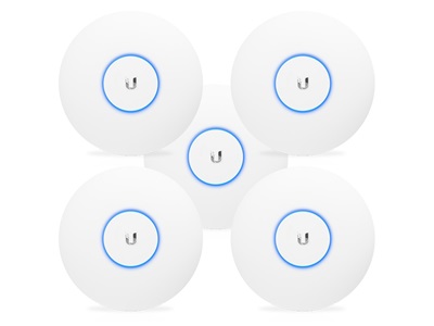 Ubiquiti, UniFi AC Pro 1300Mbit 802.11a/b/g/n/ac accesspoint (PoE NÉLKÜL) - 5 pack