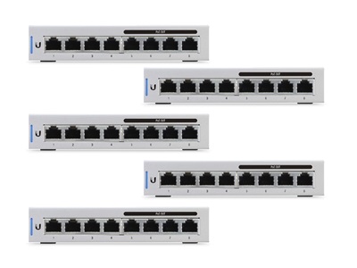 Ubiquiti, UniFi Switch 8 (60W) - 5 pack