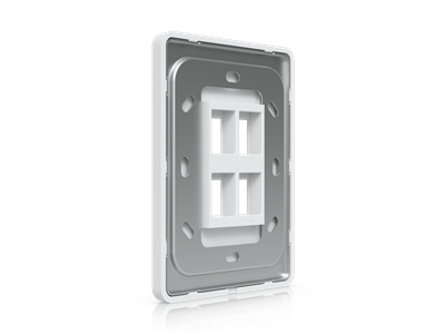 Ubiquiti, Universal Paintable Keystone Wall Plate, 4-Pack