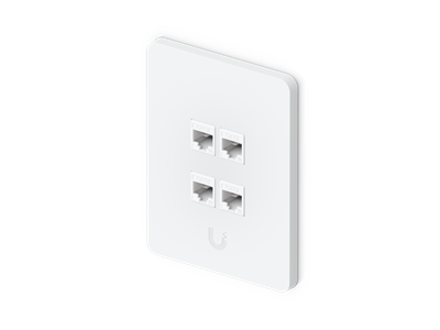 Ubiquiti, Universal Paintable Keystone Wall Plate, 4-Pack