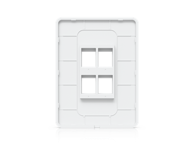 Ubiquiti, Universal Paintable Keystone Wall Plate, 4-Pack
