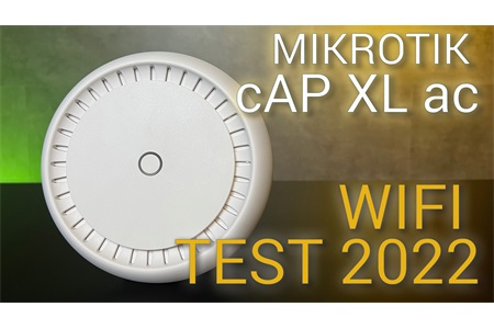 WiFi teszt 2022 - MikroTik cAP XL ac