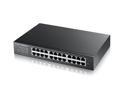 ZyXEL, GS1900-24E, 24-port GbE Smart Managed Switch with GbE