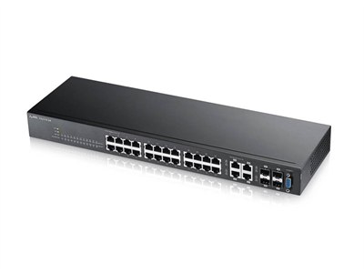 ZyXEL, GS2210-24 24G + 4G/4SFP Managed Switch L2