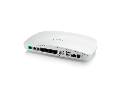 ZyXEL, GPON Class B+, 4xGbE LAN, 2 FXS ports, WiFi N300, RF Overlay, EU STD version